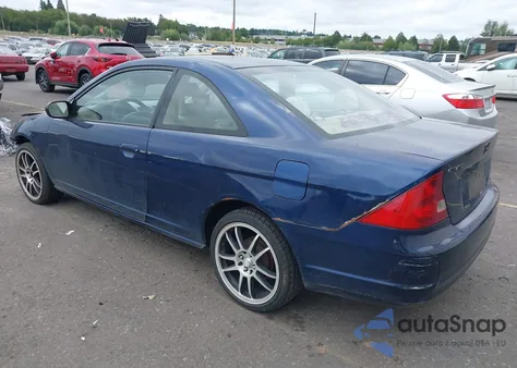 2003 Honda Civic Ex из США, поврежденный, VIN 1HGEM22913L030873